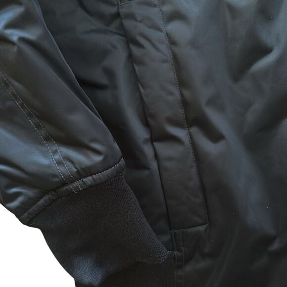 Athleta x Simone Biles Sateen Bomber Jacket Pristine Black NWT Size M - Picture 9 of 12